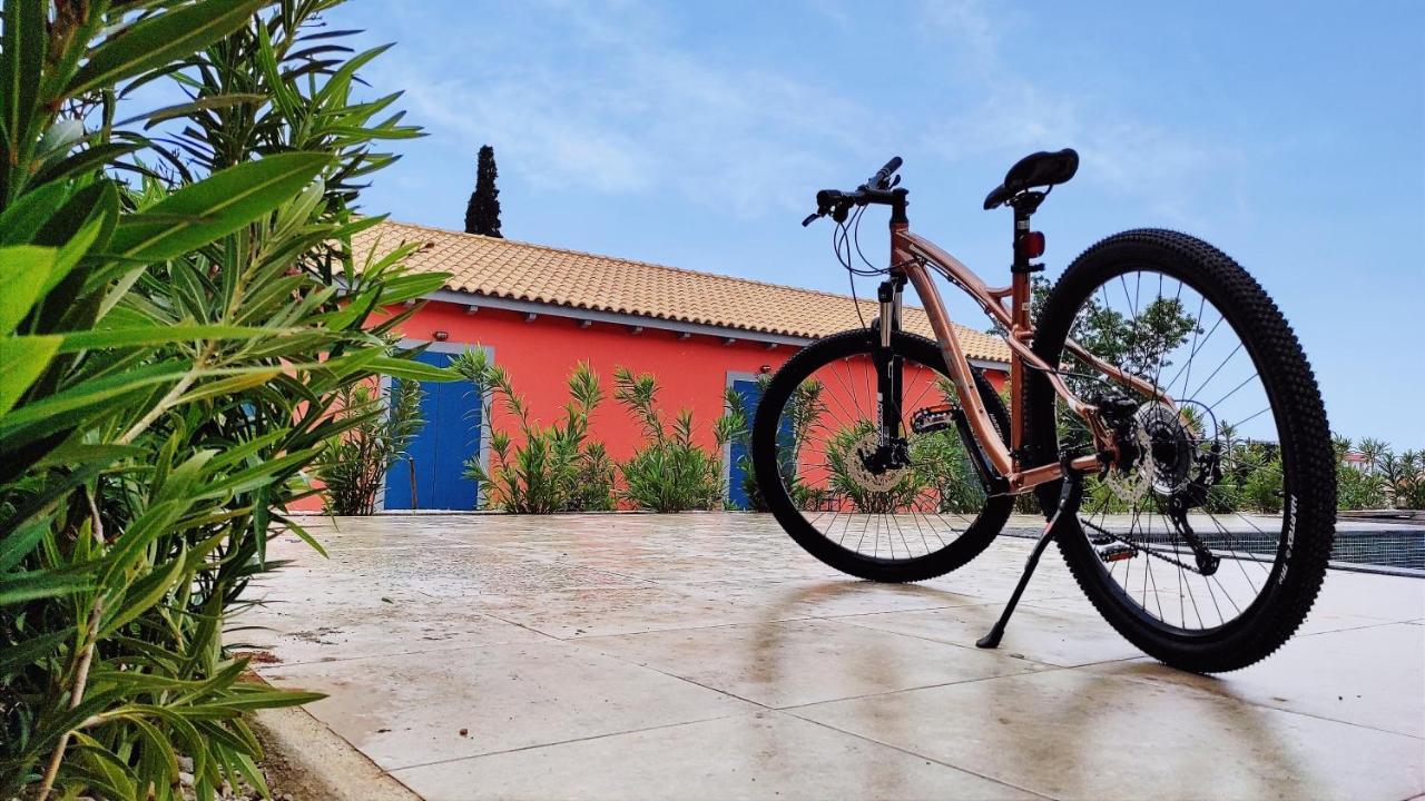 Throisma Studios With Private Pool & Parking Asos ภายนอก รูปภาพ